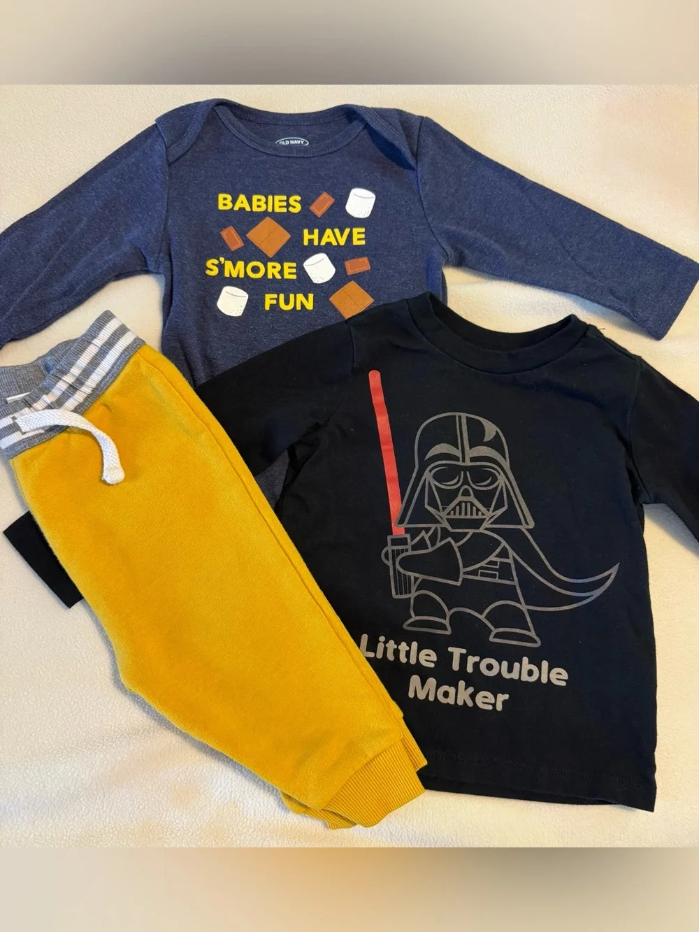 Huge Lot Baby Boy Cool Weather 6-18M Pants Tops 33 pcs Carter’s Old Navy